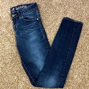 Articles of Society Blue Skinny Jeans